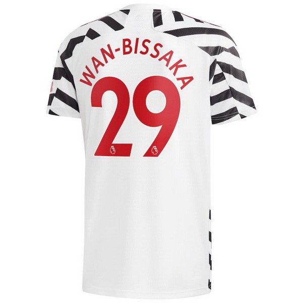 Camiseta Manchester United NO.29 Wan Bissaka 3ª Kit 2020 2021 Blanco
